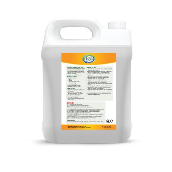 JOVS Pembunuh Gulma 5L Siap Pakai, Pembunuh Gulma Cepat untuk Teras, Jalan Masuk, Jalan Setapak, Taman, Membunuh Gulma Hingga Akar, Aman untuk Hewan Peliharaan dan Anak setelah Kering